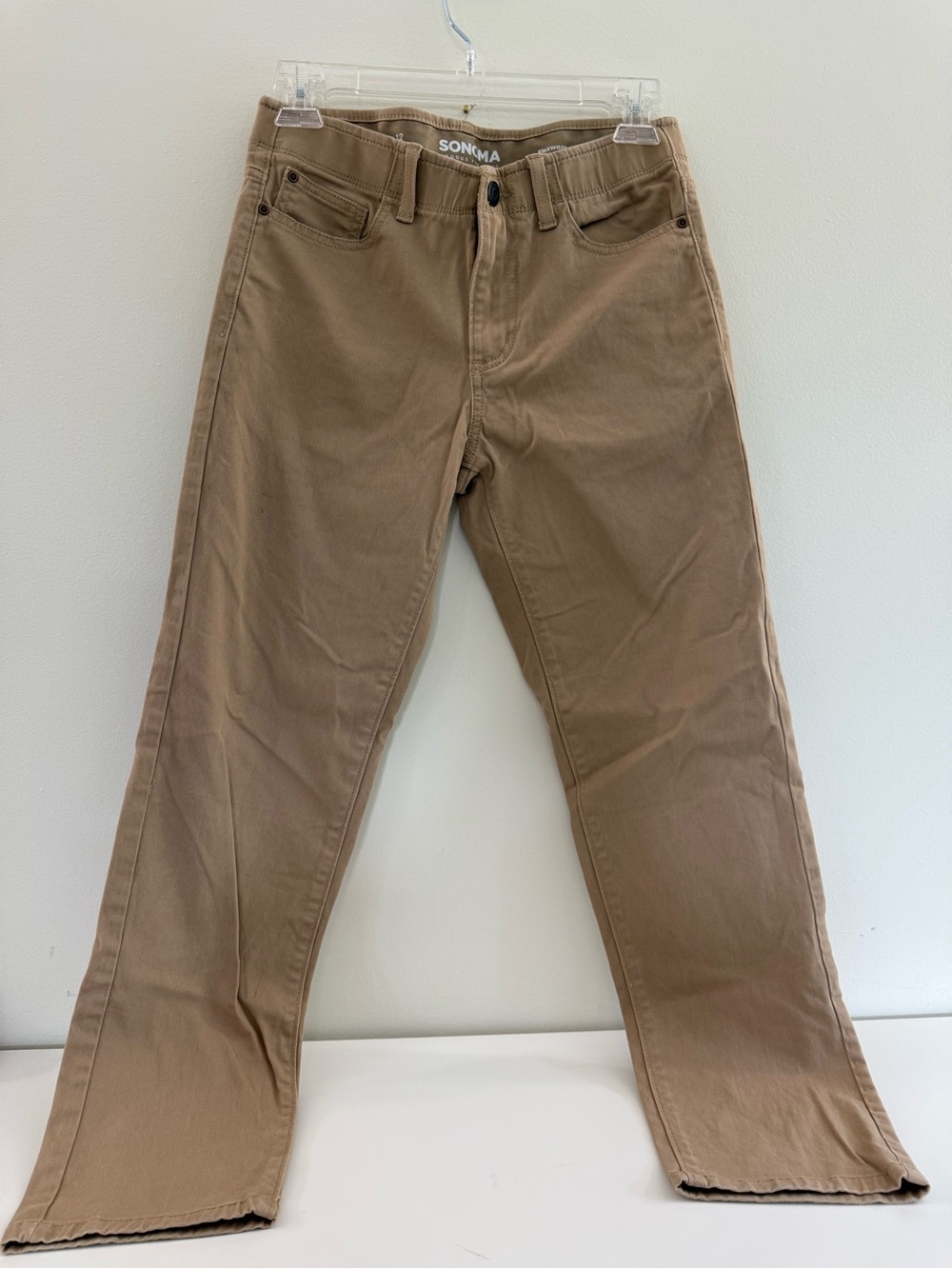 Sonoma Boys Straight Fit Pants in Brown